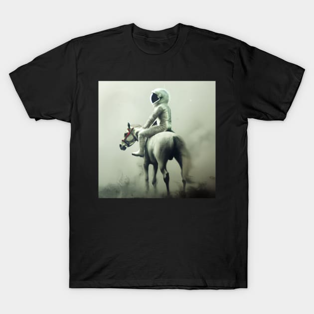 Astronaut and Horse T-Shirt by ElectricPeacock